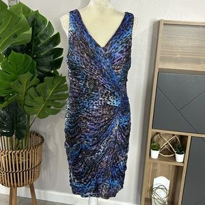 Cache Animal leopard Printed Evening Dress size 14